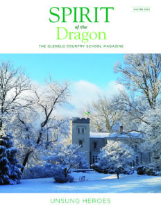 Winter 2022 alumni magazine cover for the media hub.