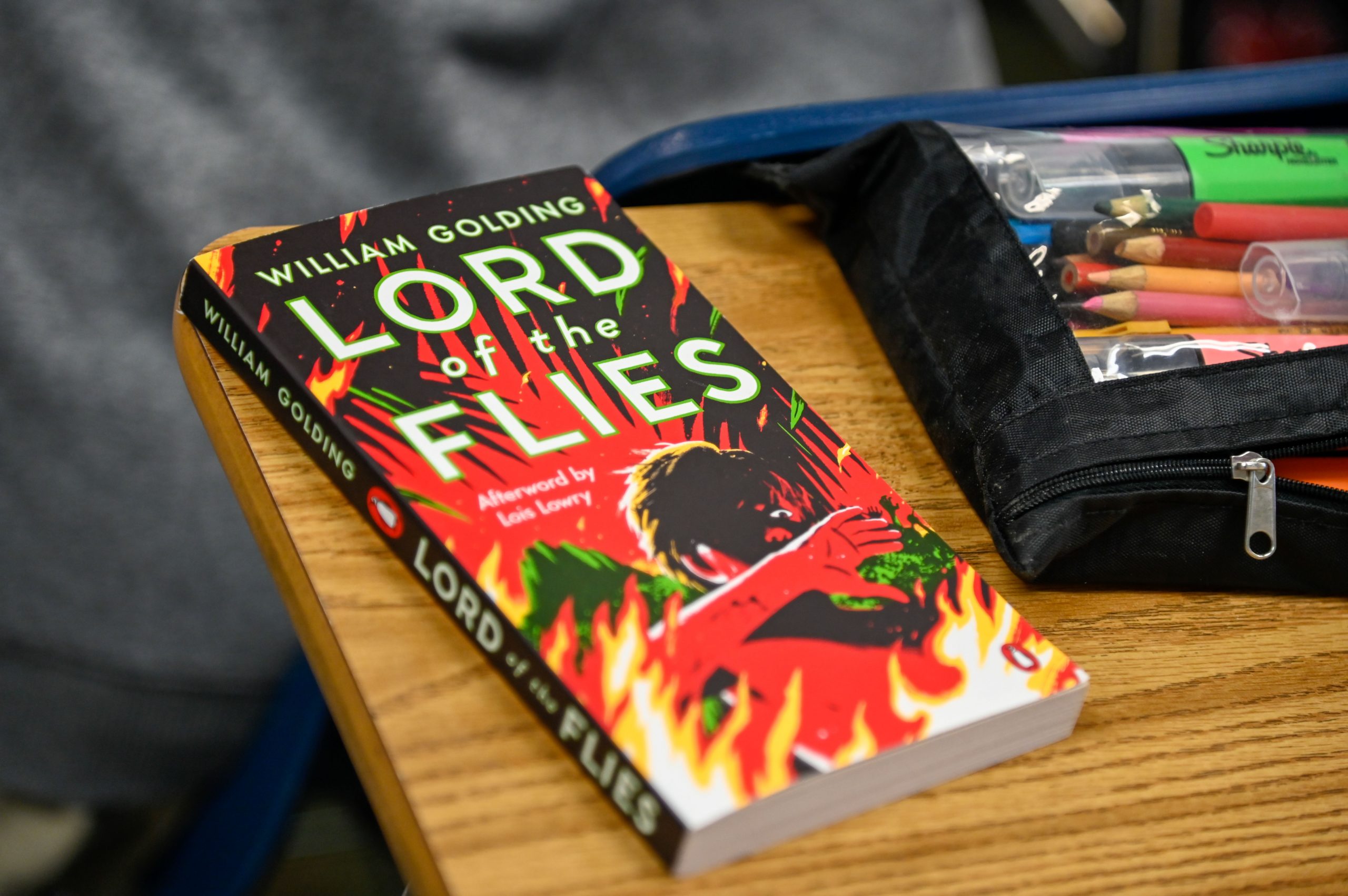 Students experience a simulation of Lord of the Flies.